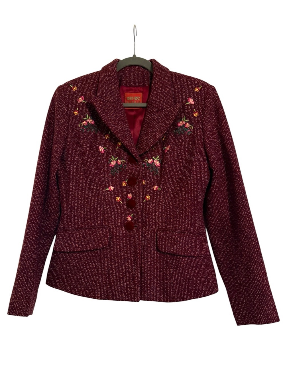 Vintage Kenzo Embroidered Blazer Size 8 - Picture 1 of 5
